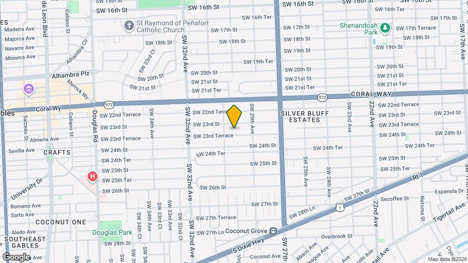 3001 SW 23rd Terrace Map and Location Details