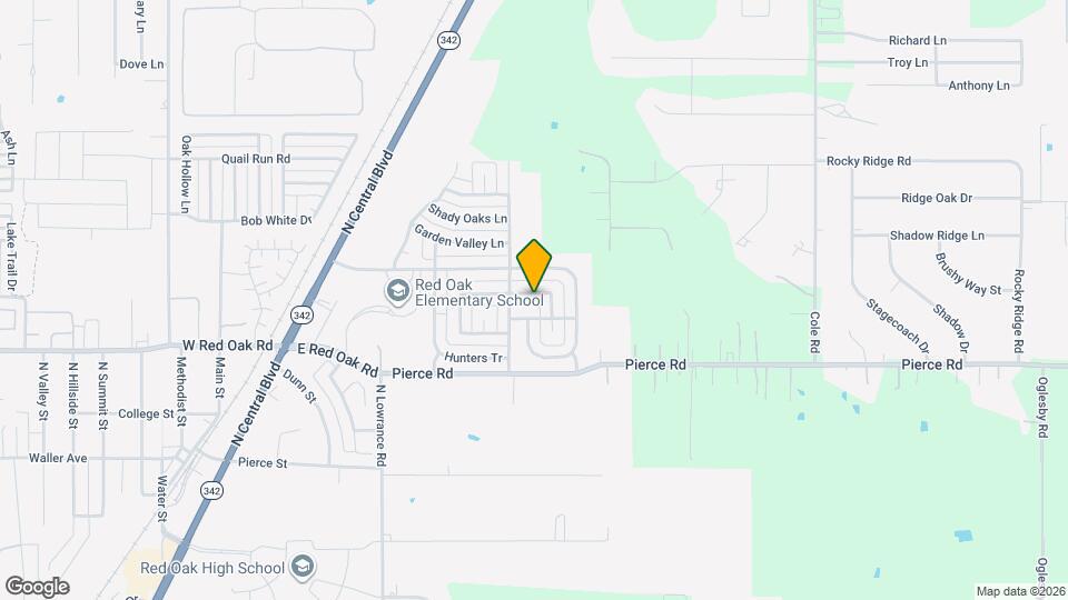 206 Red Wolf Ln Map and Location Details