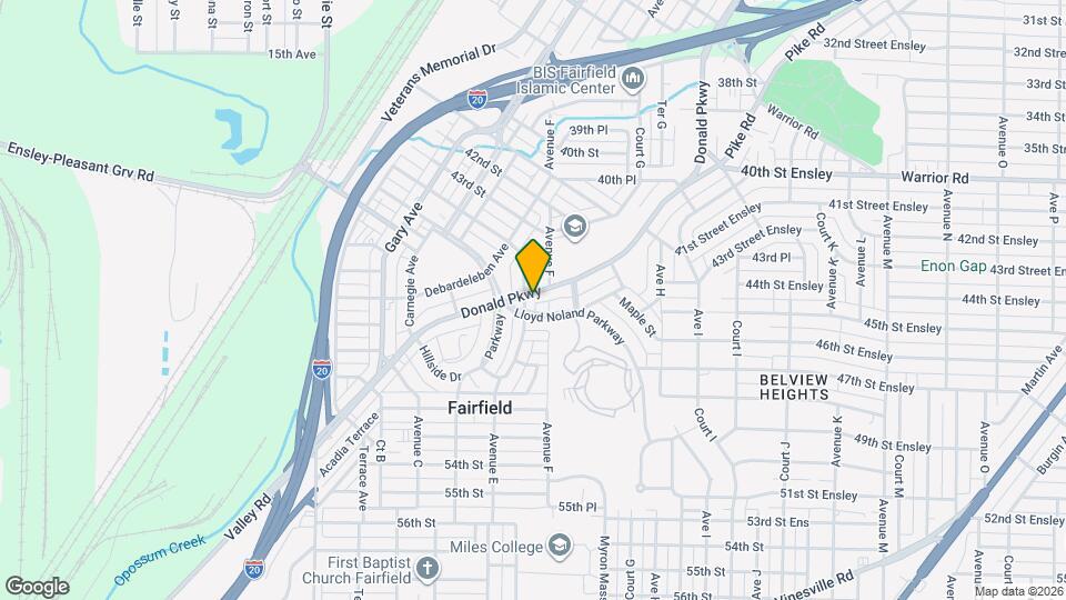 5001 Farrell Ave Map and Location Details