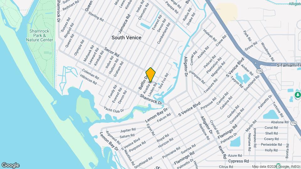 1051 Acadia Rd Map and Location Details