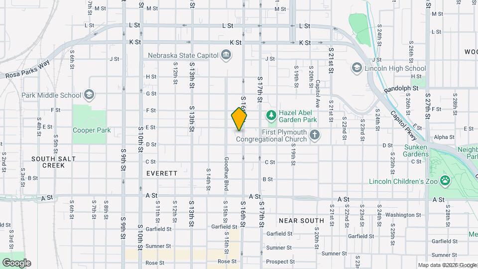 1017 S 16th St Map and Location Details