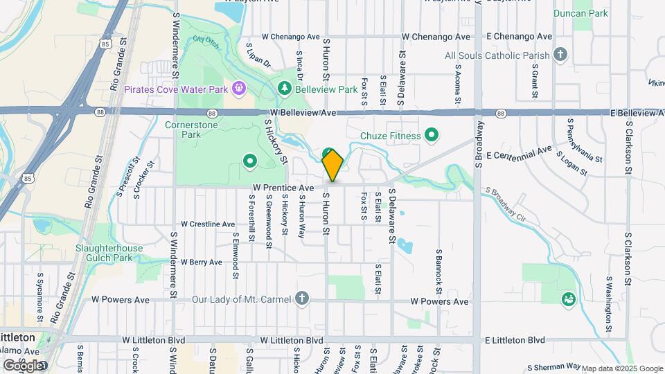 762 W Prentice Ave Map and Location Details