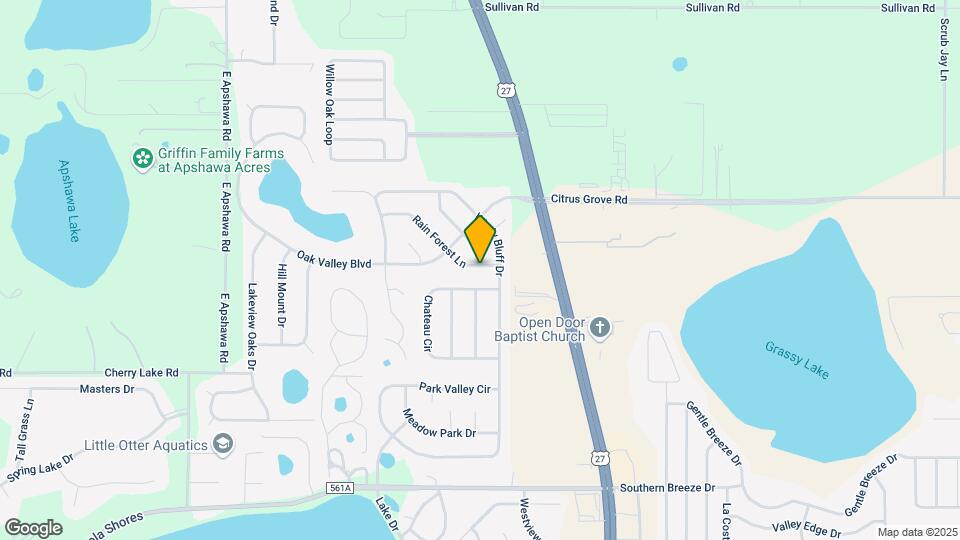 1206 Rain Forest Ln Map and Location Details