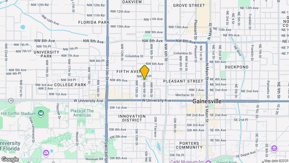 825 NW 4th Ave Map and Location Details