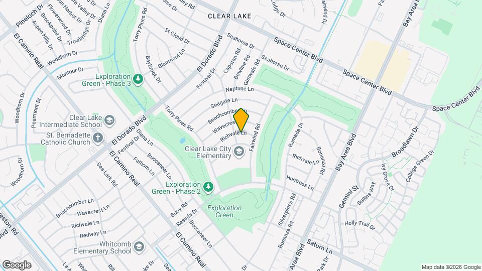 1610 Richvale Ln Map and Location Details