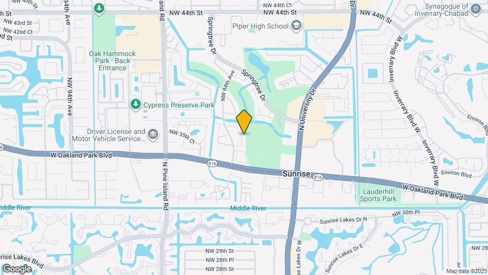 3634 NW 83rd Ln Map and Location Details