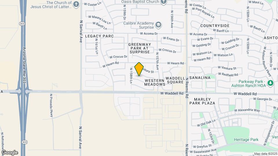 15832 W Calavar Rd Map and Location Details