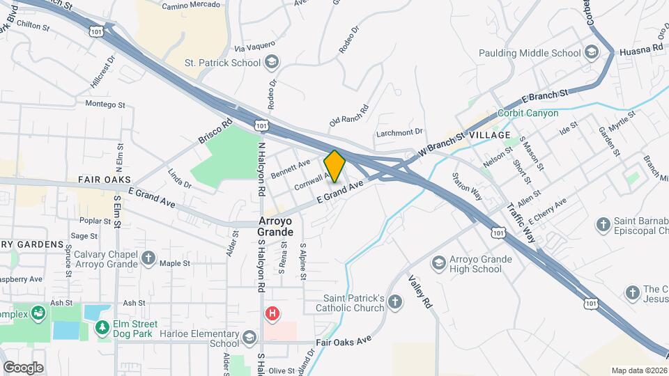 422 E Grand Ave Map and Location Details