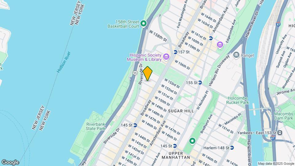 609 W 151st Map and Location Details