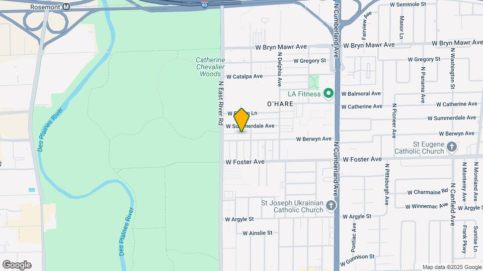 8718 W Berwyn Ave Mapa y Detalles de la Ubicación