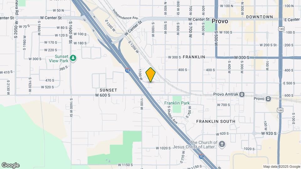 1003 W 500 S Map and Location Details