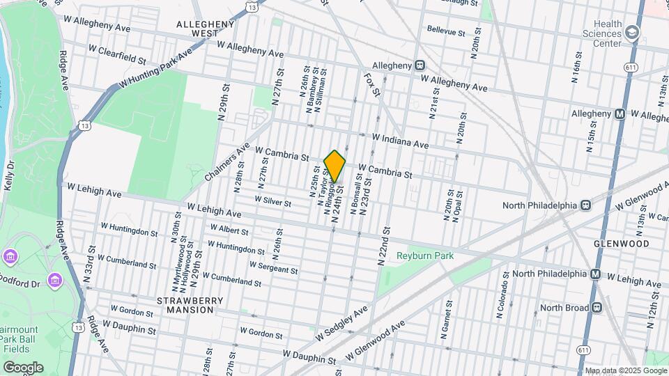 2815 N Ringgold St Map and Location Details