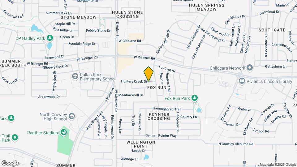 4105 Hunters Creek Dr Map and Location Details