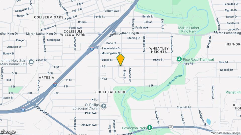 1602 Lone Oak Ave Map and Location Details