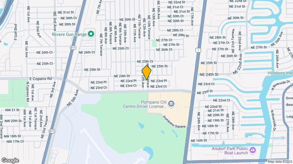 2361 NE 12th Terrace Map and Location Details
