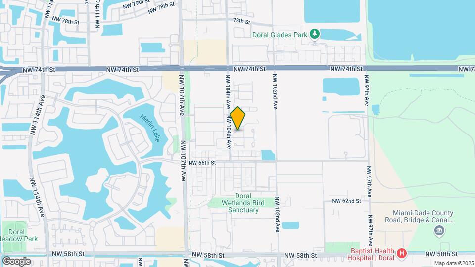 10360 NW 68th Terrace Map and Location Details