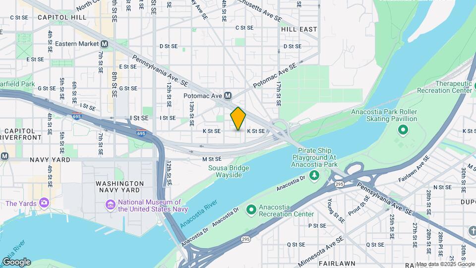 1437 K St Se Map and Location Details