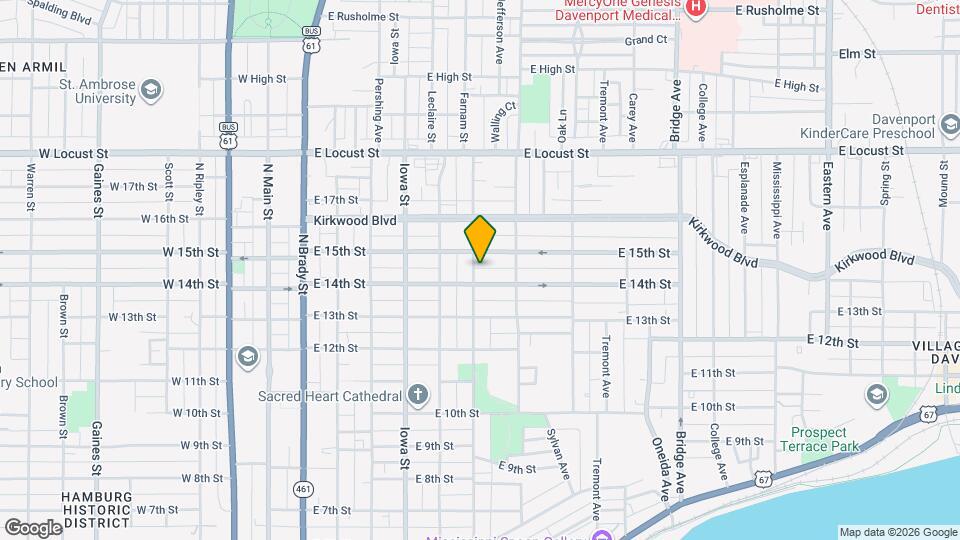 1415 Farnam St Map and Location Details
