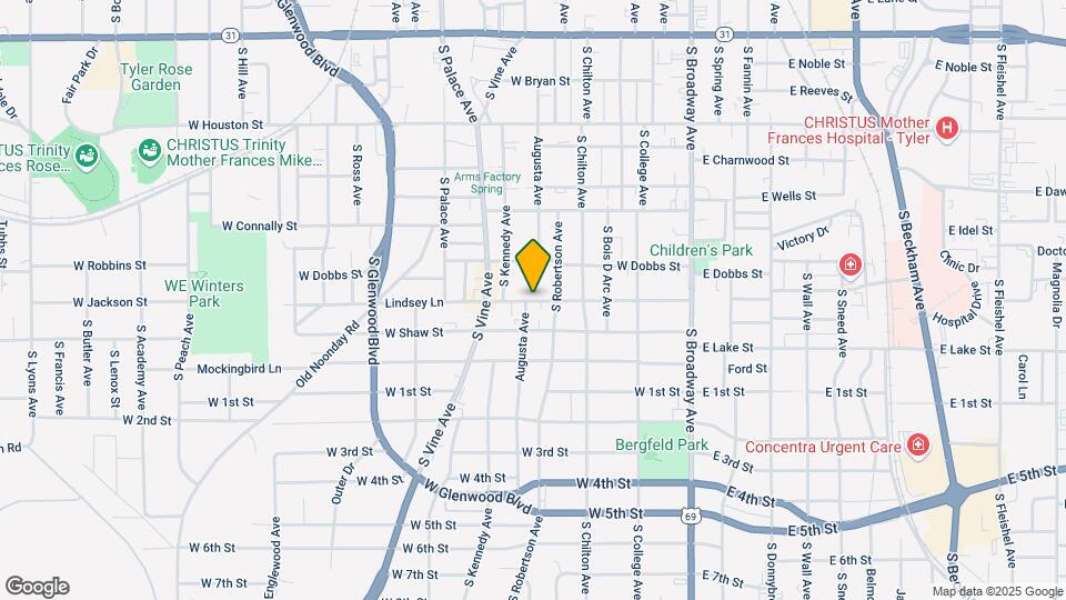 609 Lindsey Ln Map and Location Details