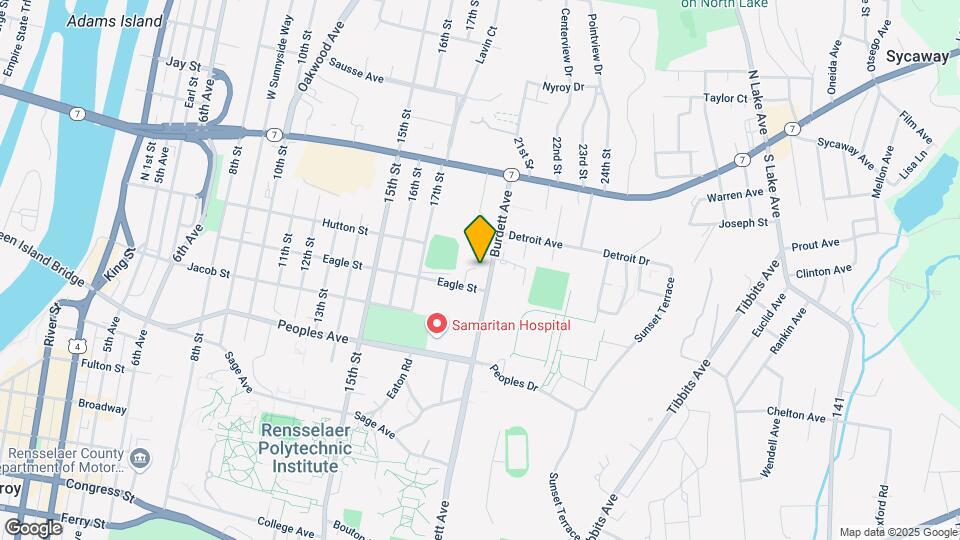 2257 Burdett Ave Mapa y Detalles de la Ubicación