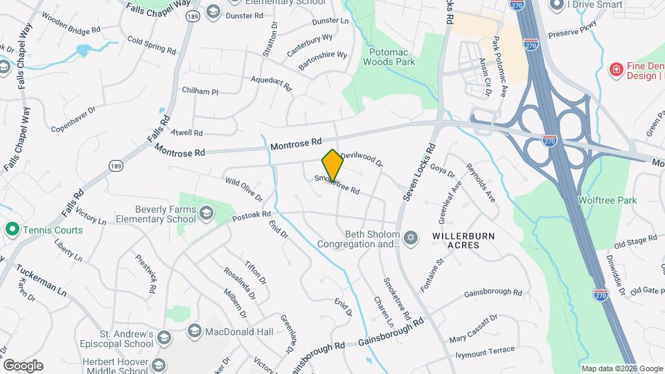 12016 Smoketree Rd Map and Location Details