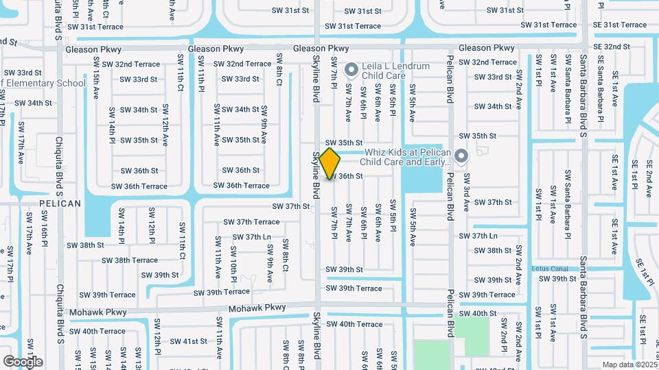 3608 SW 7th Pl Map and Location Details