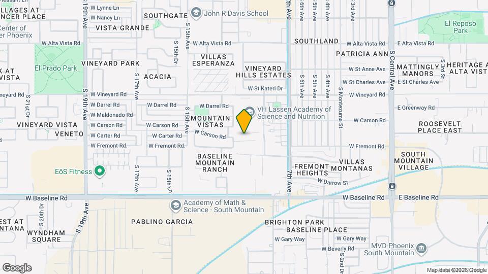 936 W Carter Rd Map and Location Details