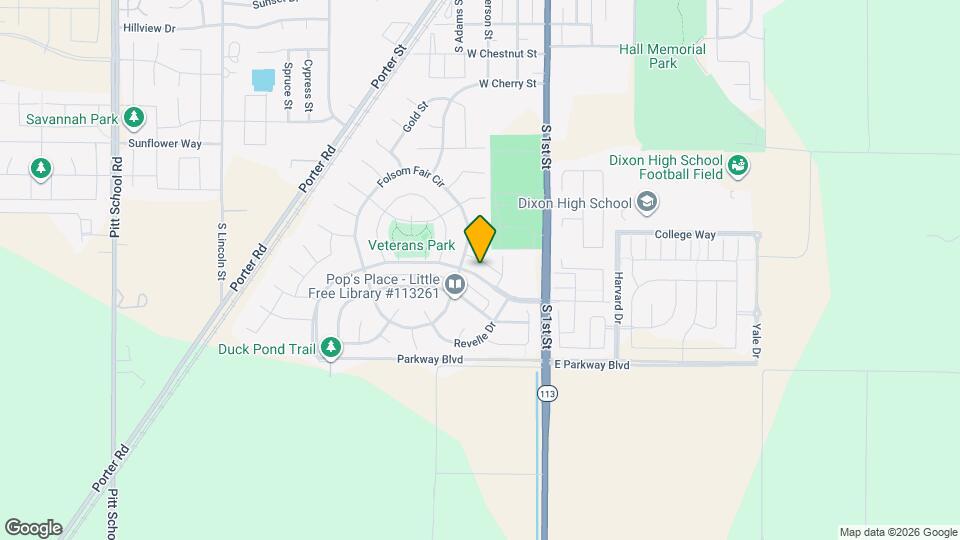 1140 Valley Glen Dr Map and Location Details