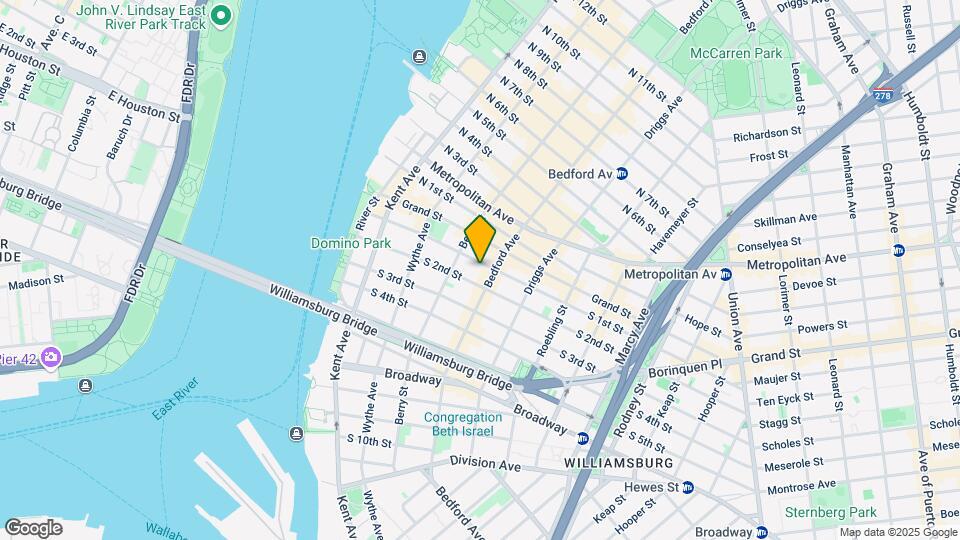 128 S 1st St-Unit -FL3-ID968 Mapa y Detalles de la Ubicación