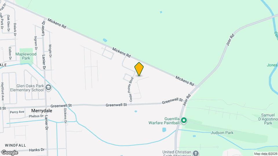 9255 Cedar Ct Map and Location Details