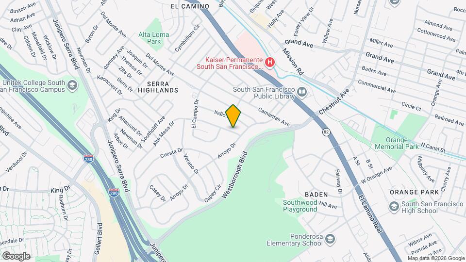 108 Alta Mesa Dr Map and Location Details