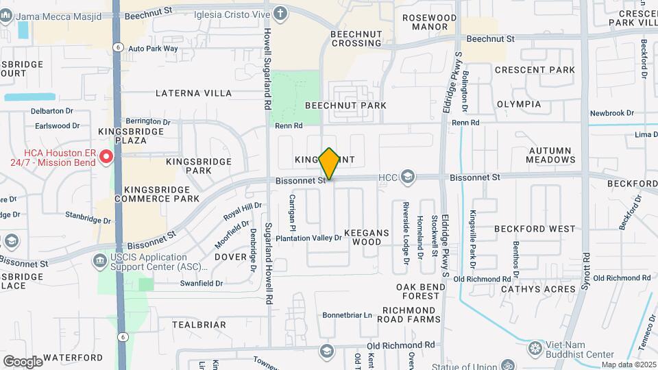 9206 Beringwood Dr Map and Location Details