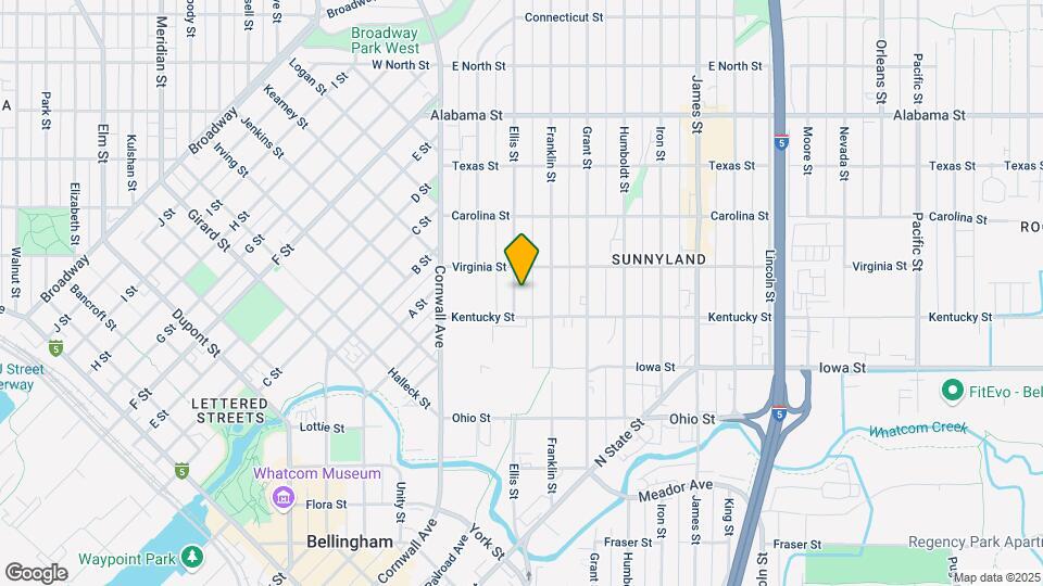2118 Ellis St Map and Location Details