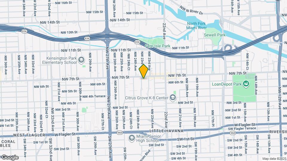 621 NW 23rd Pl Mapa y Detalles de la Ubicación