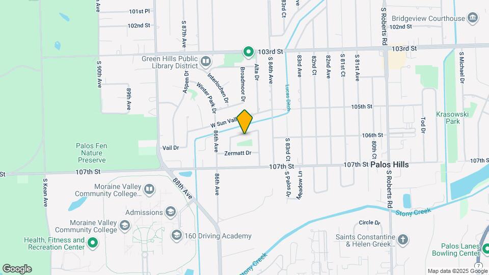 8501 Loveland Ln Map and Location Details