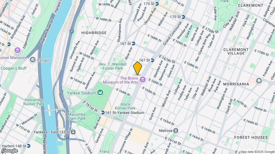 1075 Grand Concourse Map and Location Details