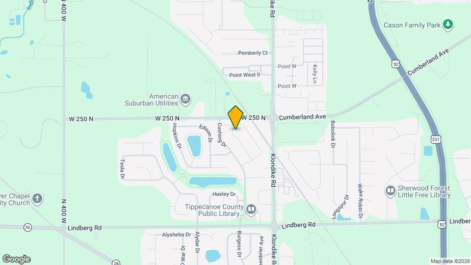 LINDBERGE VILLAGE COZY 3BR/2BA Map and Location Details