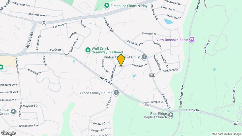 406 Missimer Ln Map and Location Details