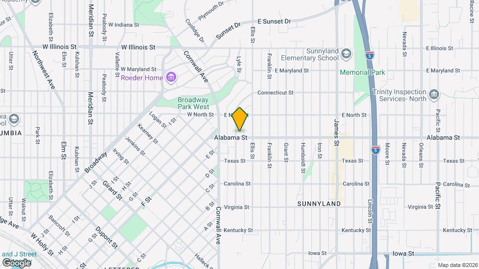 2500 Dean Ave Map and Location Details