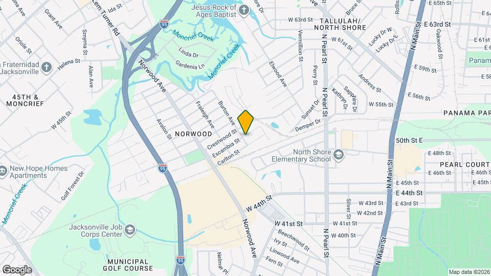 664 Escambia St Map and Location Details