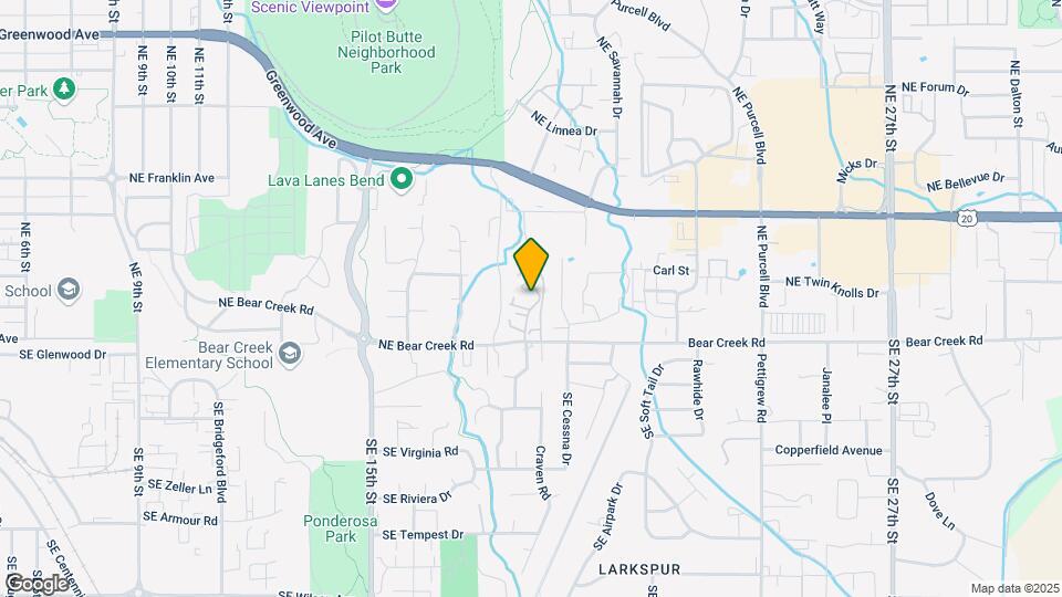 Bear Creek Village Apartments Map and Location Details