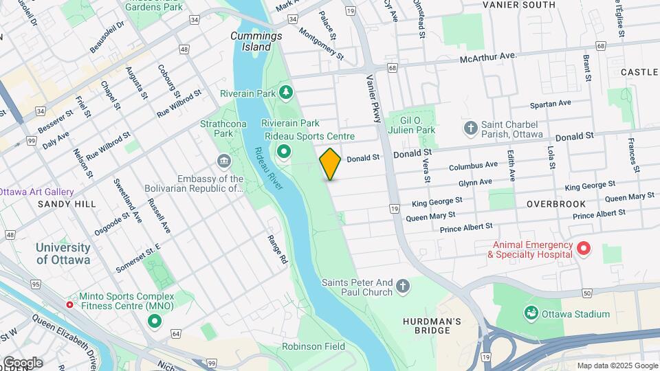 1007 N River Rd Map and Location Details