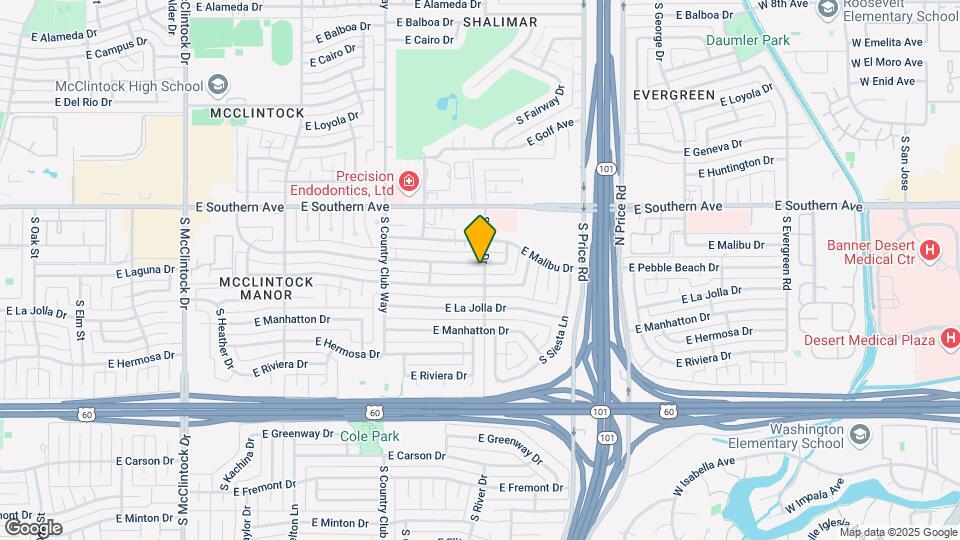 2091 E Laguna Dr Map and Location Details