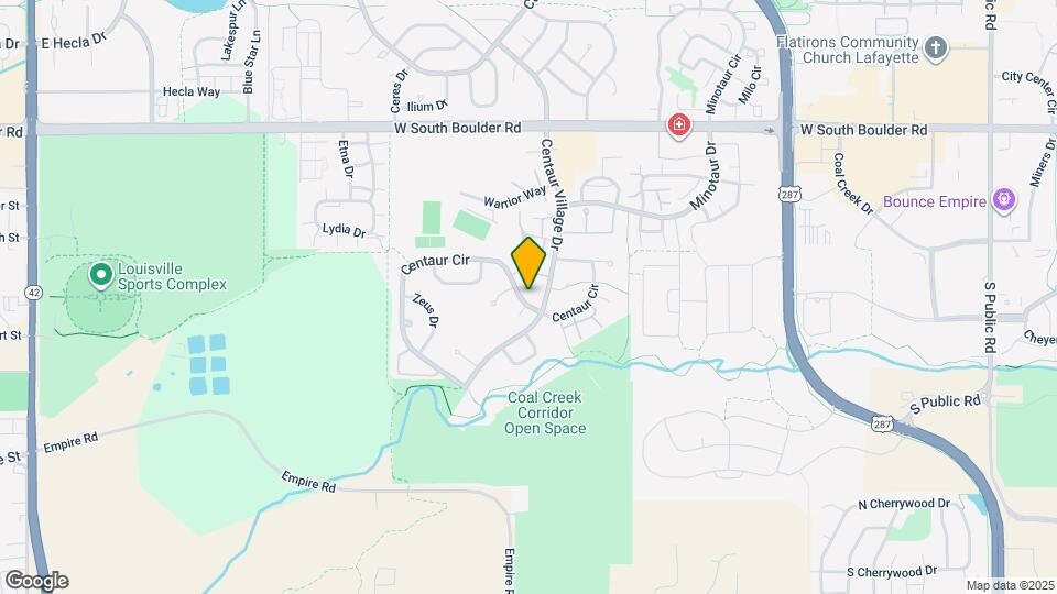 1205 Centaur Cir Map and Location Details