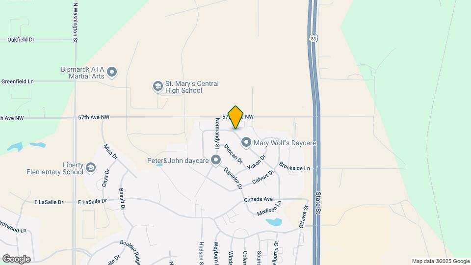 5621 Niagara Drive Map and Location Details