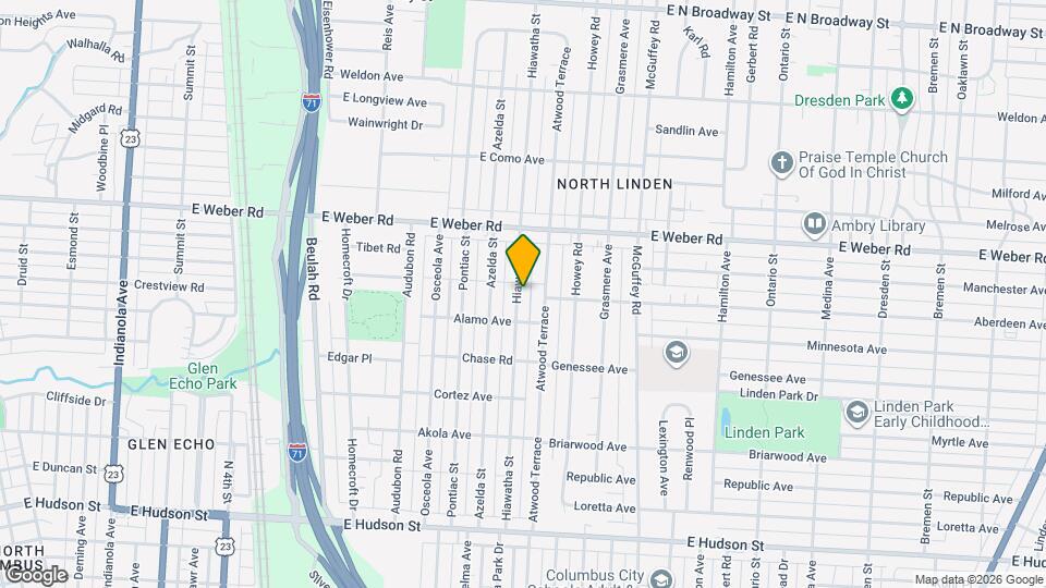 2766 Hiawatha St Map and Location Details