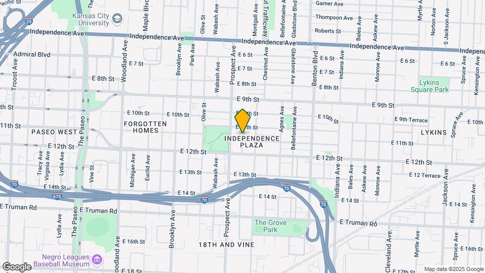 2525 E 11th St Mapa y Detalles de la Ubicación