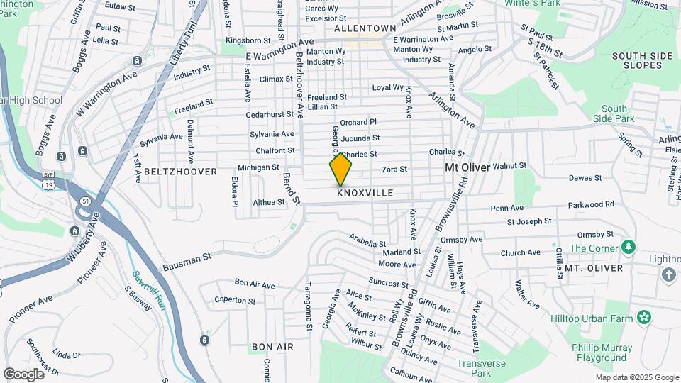 340 Rochelle St Map and Location Details