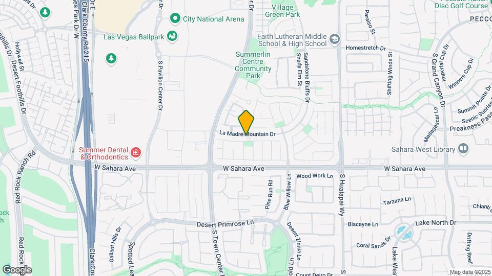 10552 Calico Pines Ave Map and Location Details