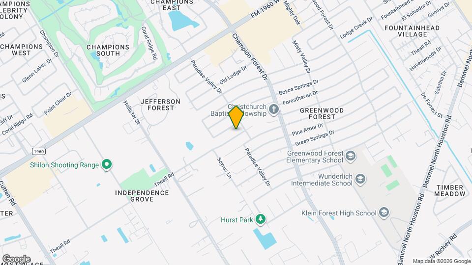 5910 Theall Rd, Unit 7343-B Map and Location Details